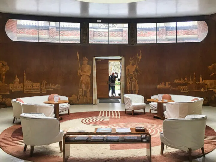 Eltham Palace Entrance Hall London UK