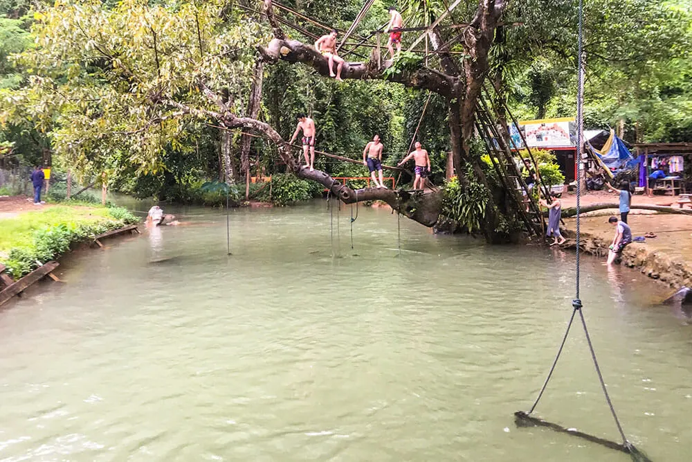 Blue Lagoon, Vang Vieng Laos