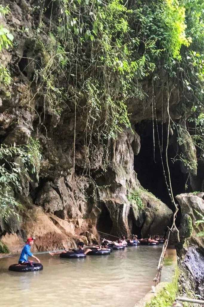 Cave tubing in Vang Vieng, Laos