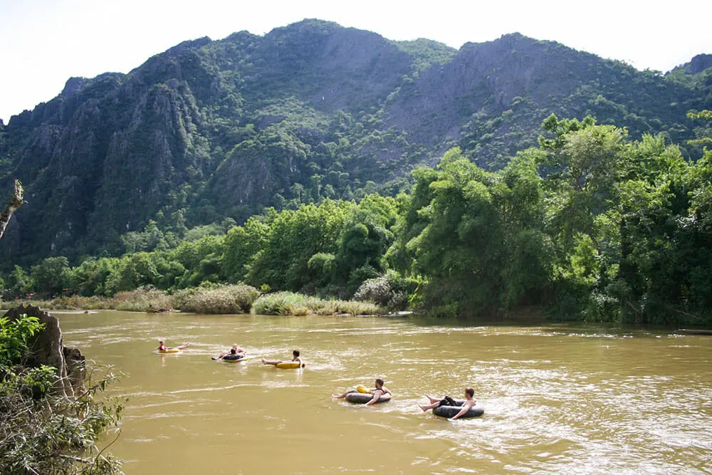 Vang Vieng Tubing, Laos
