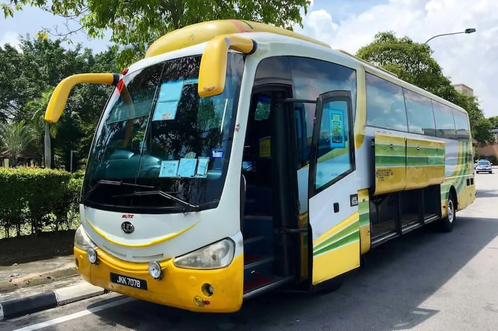 Bus from Singapore to Malacca Malaysia