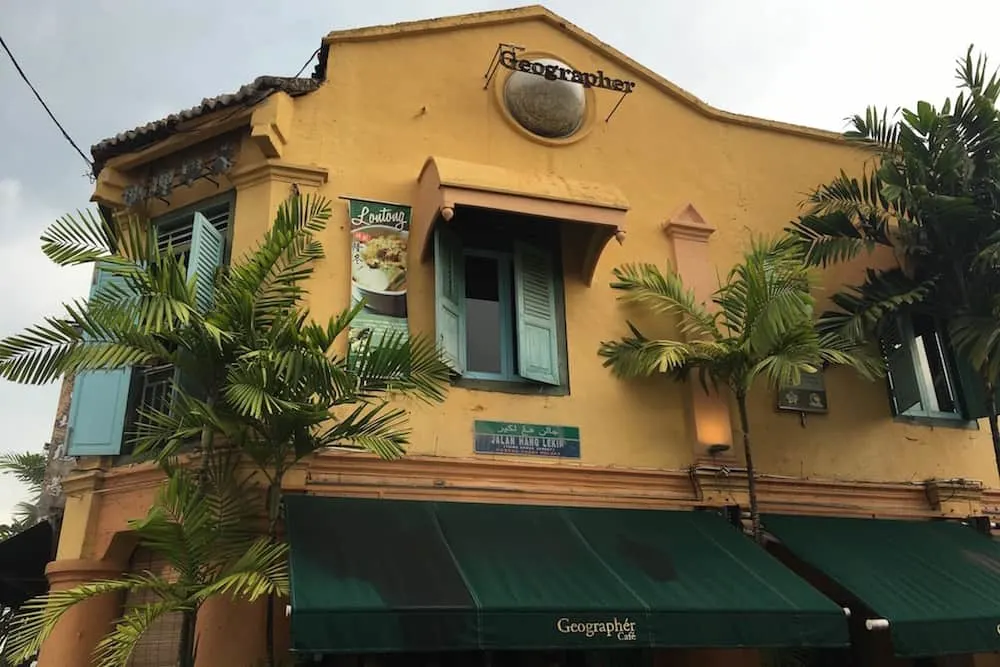Geographer Cafe in Malacca Malaysia