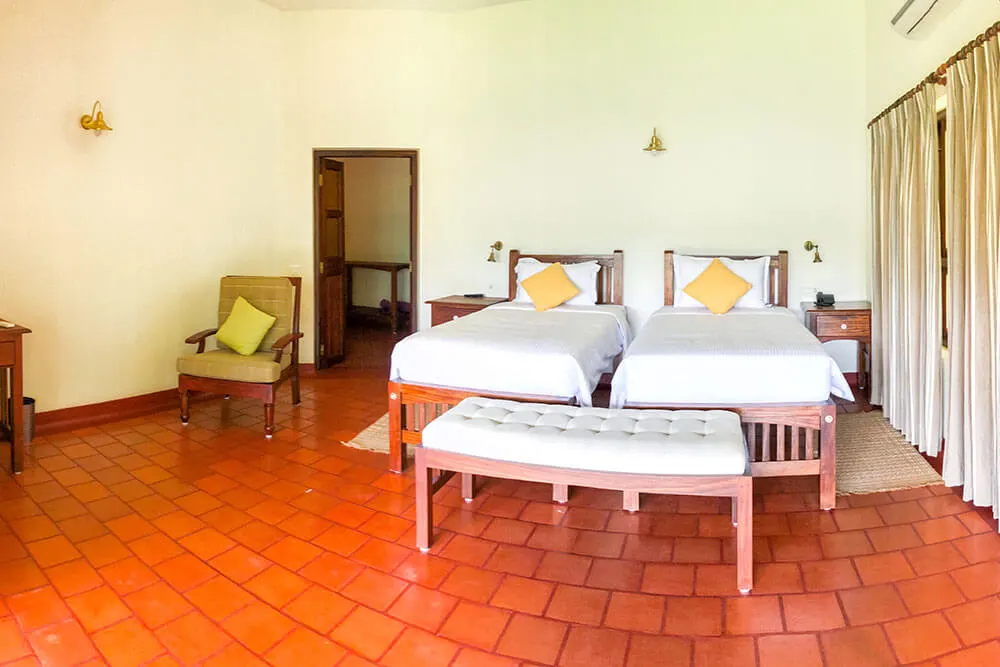 The rooms at Windermere River House in Neriamangalam are very spacious - #munnar #kerala #india