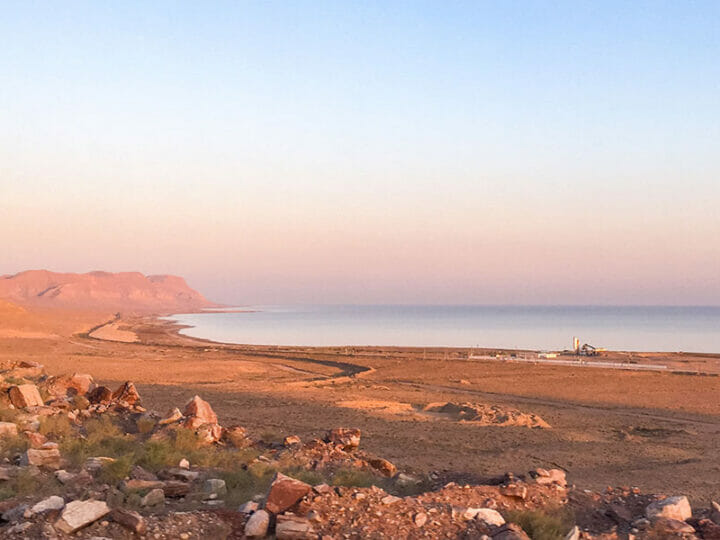 Shores of the Caspian Sea in Turkmenistan