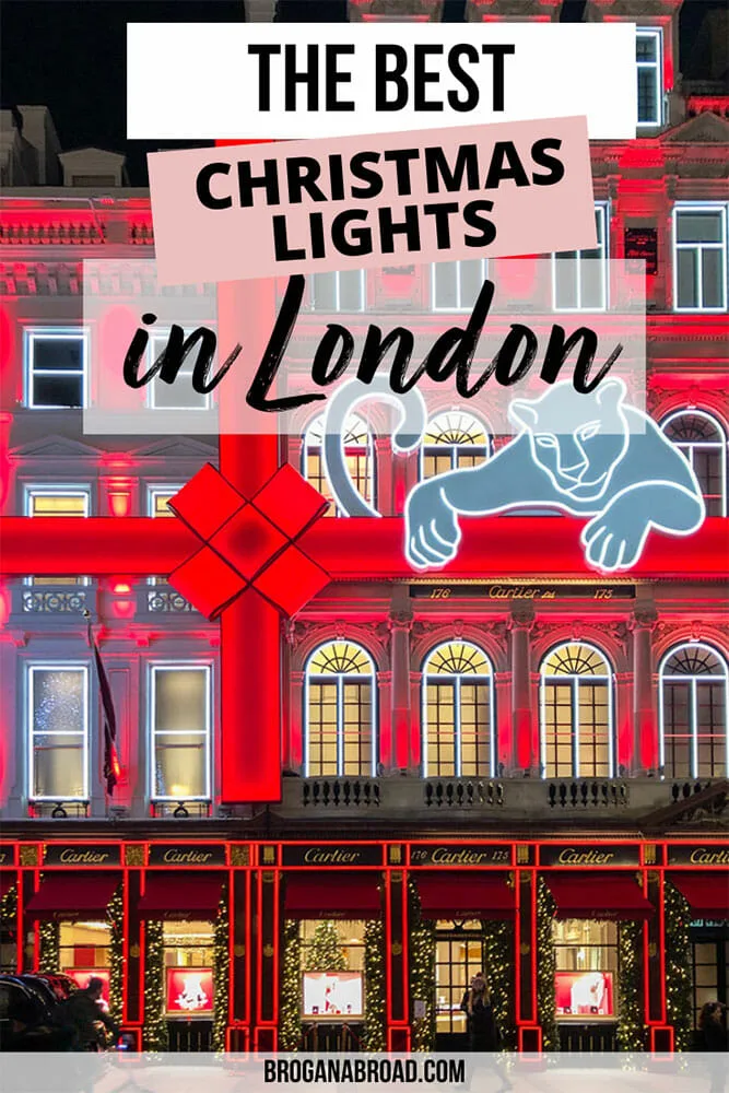 Guide to Christmas Lights in Westminster, London